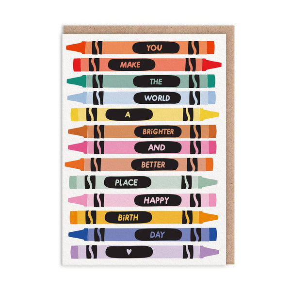 You Make The World A Better Place Greeting Card - Hauslife
