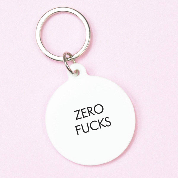 Zero Fucks Keytag - Hauslife