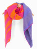 Zia Heavyweight Scarf - Fuchsia/Orange, Animal Stripe - Hauslife