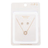 Zirconia Earring & Necklace Set - Hauslife
