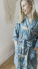 Cotton Kimono - Teal Jungle