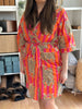 bold tiger print kimono