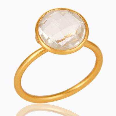 Dido Quartz Cocktail Ring - Hauslife