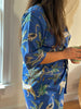 Cotton Kimono - Blue Jungle